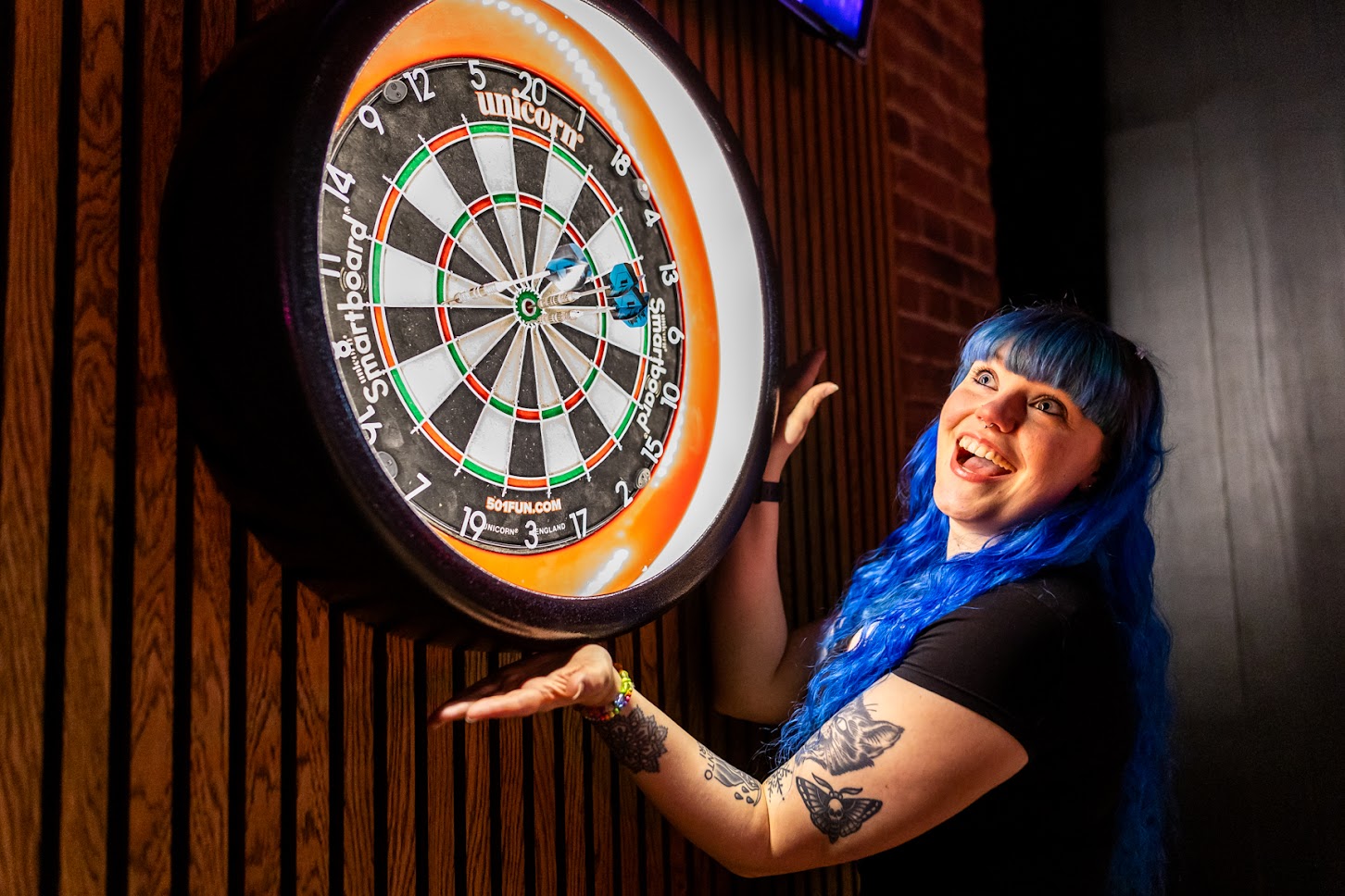 Electric darts at Spinners Chester
