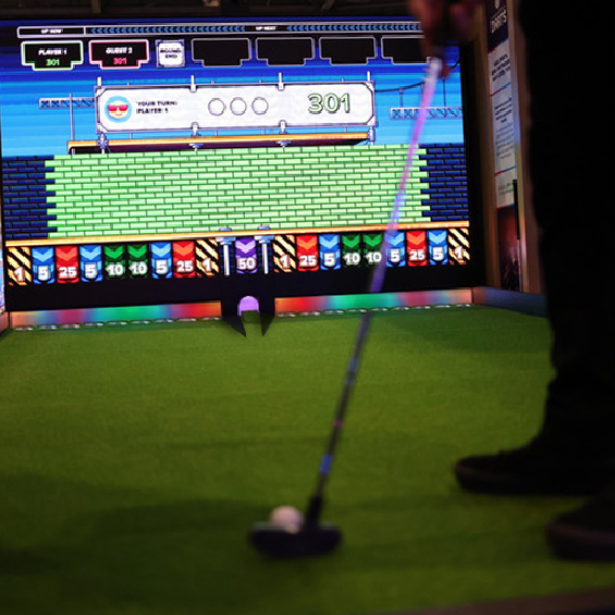 Interactive mini golf at Spinners Chester