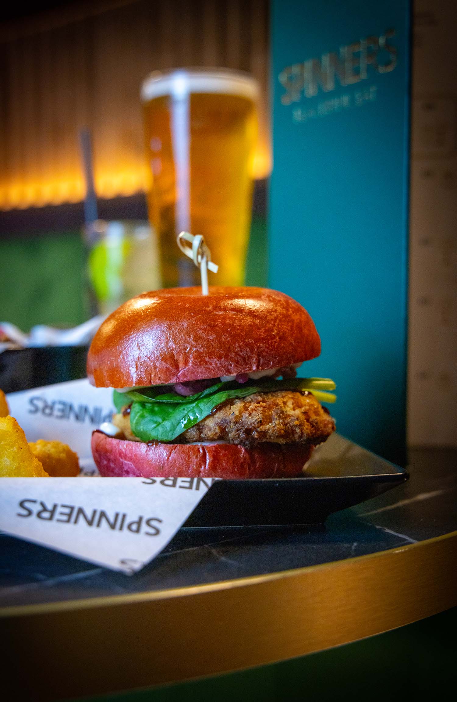 Play. Drink. Eat. package at Spinners