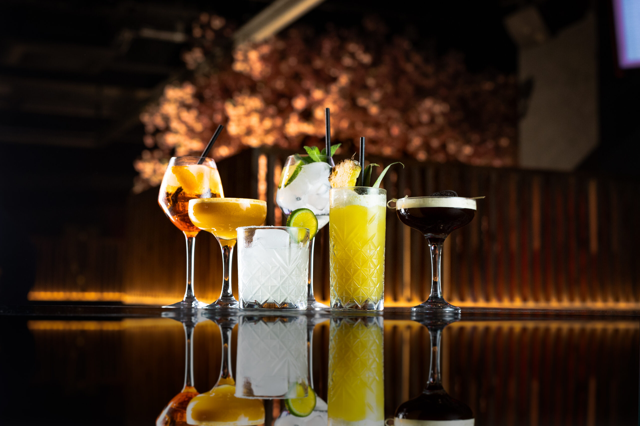 Food and drink at Spinners